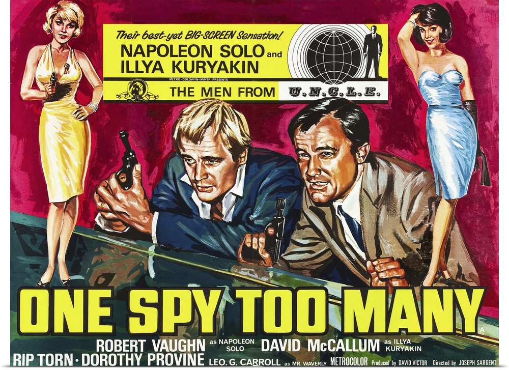One Spy Too Many - Vintage Movie Poster