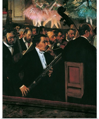 Orchestra At The Opera House, 1868-1869. Musee D'Orsay, Paris, France