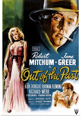 Out of the Past - Vintage Movie Poster