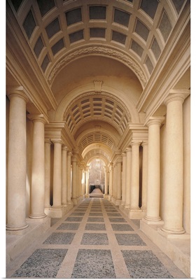 Palazzo Spada, Hallway By Borromini, 17Th C. Rome, Italy