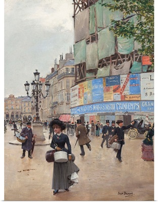 Paris, Rue du Havre, by Jean Beraud, 1882, French painting