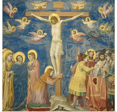 Passion, The Crucifixion, by Giotto, c. 1304-1306. Scrovegni Chapel, Padua, Italy