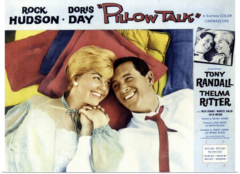 Pillow Talk, Holding Hands From Left: Doris Day, Rock Hudson, Right Holding Hands From Left: Rock Hudson, Doris Day, 1959.