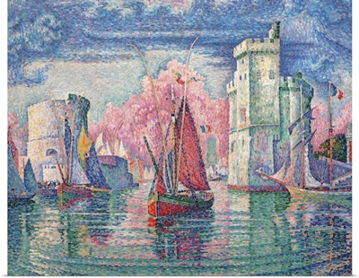Port of La Rochelle, by Paul Signac, 1921. Musee d'Orsay, Paris, France