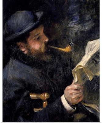 Portrait of Claude Monet Reading, 1872