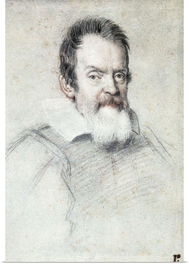 Portrait of Galileo Galilei by Ottavio Mario Leoni
