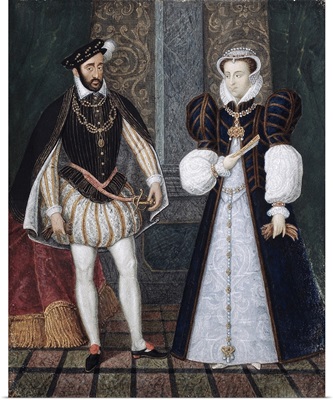 Portrait of King Henry II of France and Catherine de' Medici, c. 1550, French painting