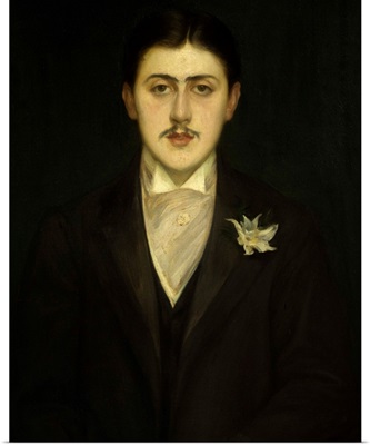 Portrait of Marcel Proust, By Jacques Emile Blanche