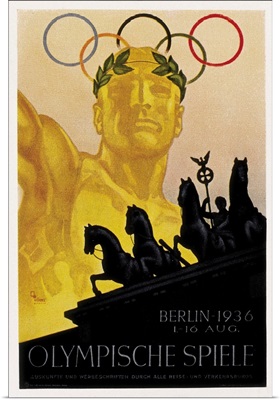 Poster for 1936 Berlin Olympic Games