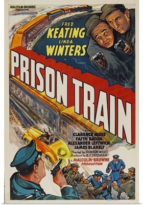Prison Train - Vintage Movie Poster