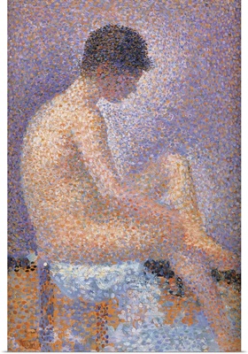 Profile of a Model, by Georges Seurat, 1887. Musee d'Orsay, Paris, France