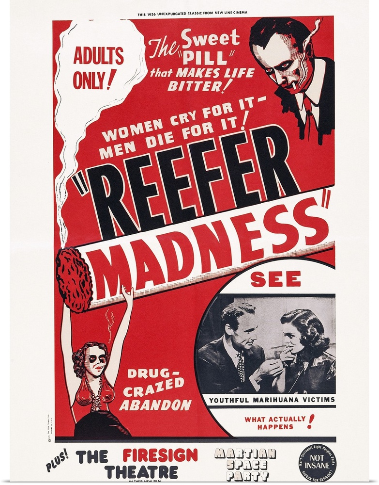 Reefer Madness, (aka Tell Your Children, aka The Burning Question), US Poster Art, Inset L-R: Kenneth Craig, Dorothy Short...