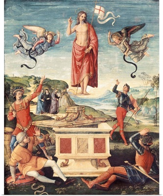Resurrection of Christ. 1499-1502. By Raphael. Sao Paulo Museum of Art. Brazil