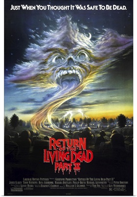 Return Of The Living Dead Part II - Vintage Movie Poster