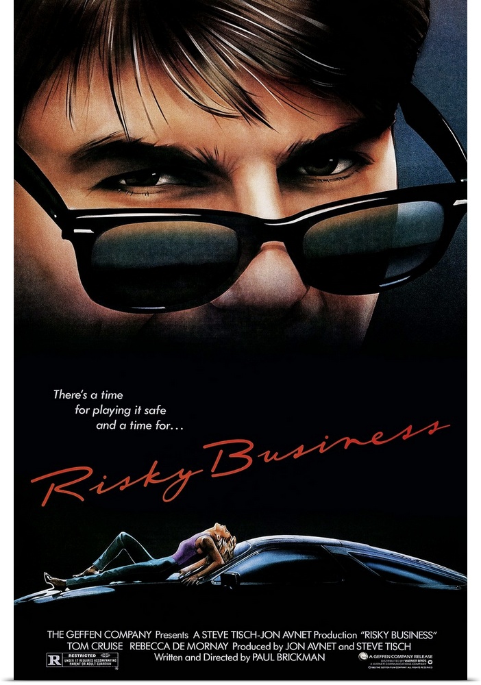 RISKY BUSINESS, Tom Cruise, Rebecca De Mornay, 1983. (c)Warner Bros. Courtesy: Everett Collection.