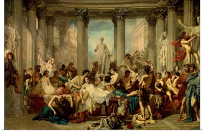Romans of the Decadence, 1847, By Thomas Couture, French, oil on canvas