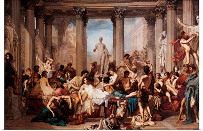Romans Of The Decadence, By Thomas Couture, Musee D'Orsay, Paris, France