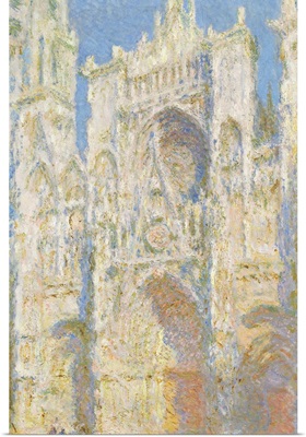 Rouen Cathedral, West Facade, Sunlight, by Claude Monet, 1894