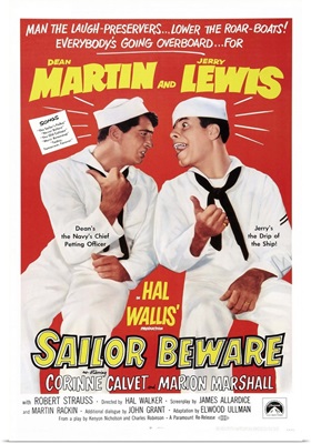 Sailor Beware, 1952, Poster