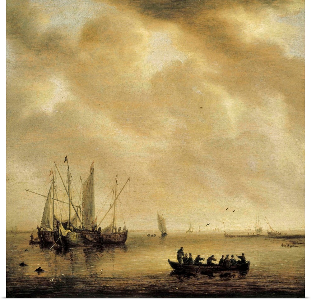 Seascape by Willem van Diest