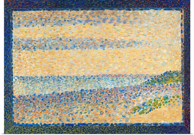 Seascape (Gravelines), by Georges Seurat, 1890