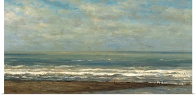 Seascape near Heijst, c. 1868, Dutch painting, oil on canvas