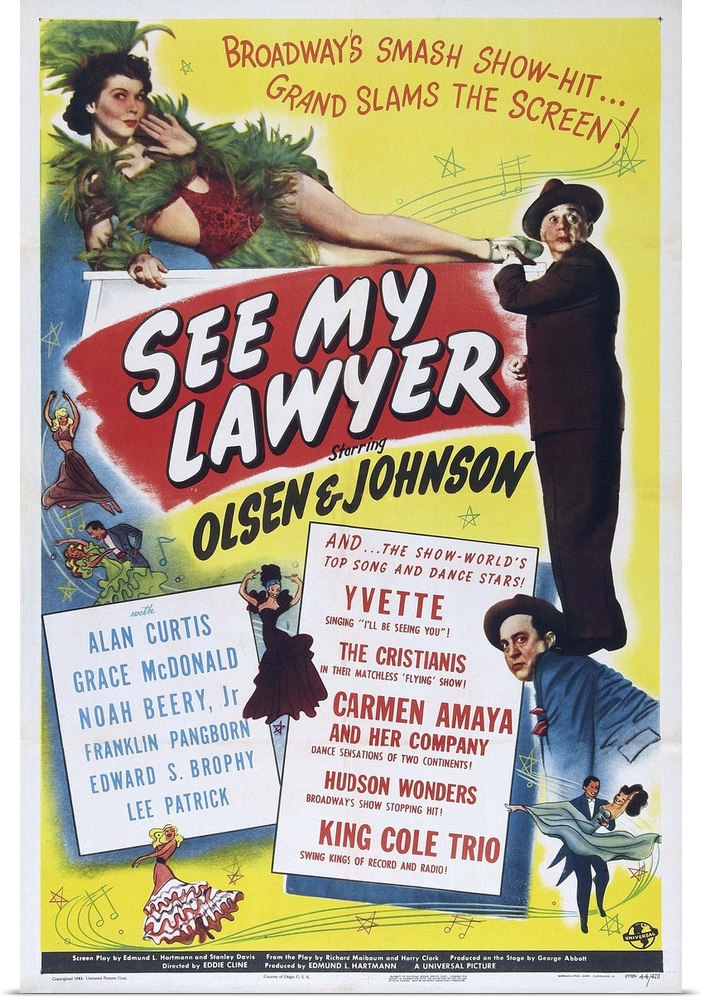 See My Lawyer - Vintage Movie Poster