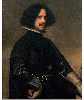 Self-Portrait, by Diego Rodriguez Velazquez, 1631. Uffizi Gallery, Florence, Italy