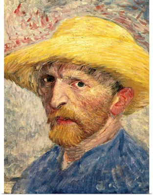 Self-portrait with a Straw Hat