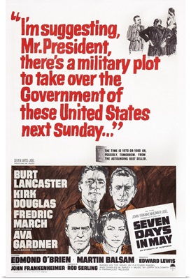 Seven Days in May, 1964, Poster