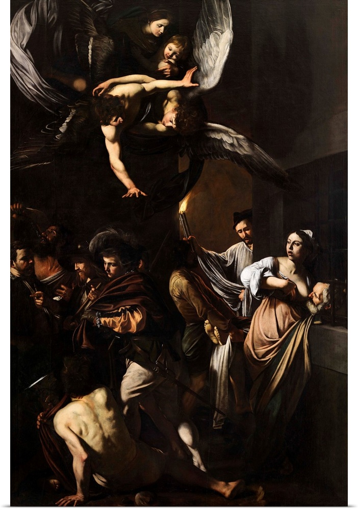 Seven Works of Mercy, by Merisi Michelangelo known as Caravaggio, 17th Century, 1606 -1607, oil on canvas, cm 390 x 260 - ...