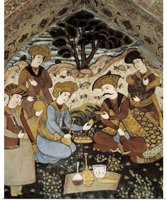 Shah Abbas I and the Court, Persian Art