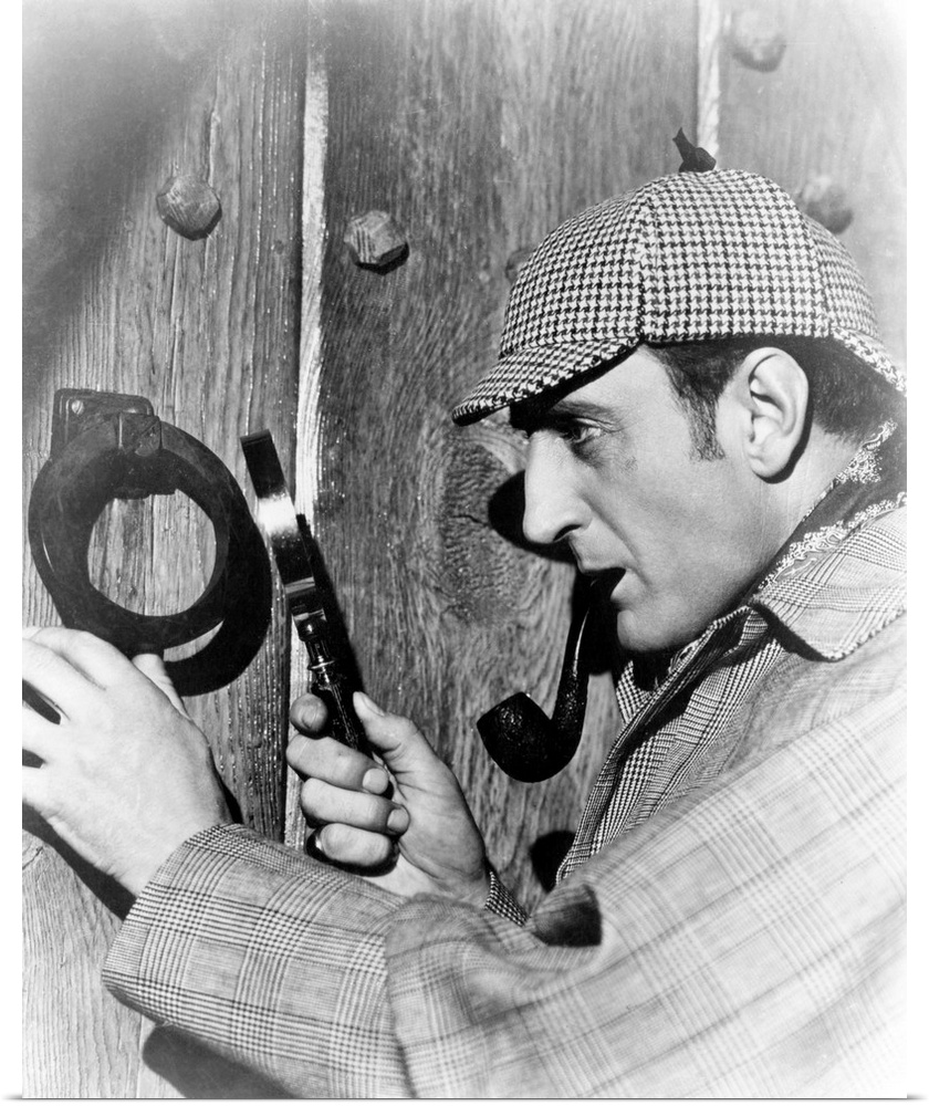 Sherlock Holmes, Basil Rathbone, 1953.