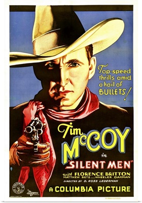 Silent Men - Vintage Movie Poster