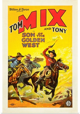 Son Of The Golden West - Vintage Movie Poster