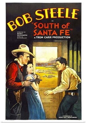 South Of Santa Fe - Vintage Movie Poster