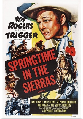 Springtime in the Sierras, 1947, Poster