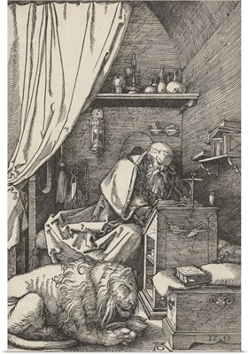 St. Jerome in his Study, by Albrecht Durer, 1511