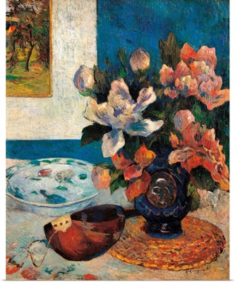 Still Life with a Mandolin, by Paul Gauguin, ca. 1885. Musee d'Orsay, Paris, France