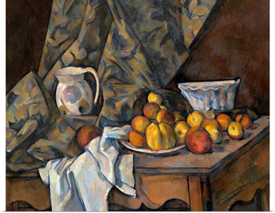 Still Life with Apples and Peaches, by Paul Cezanne, 1905
