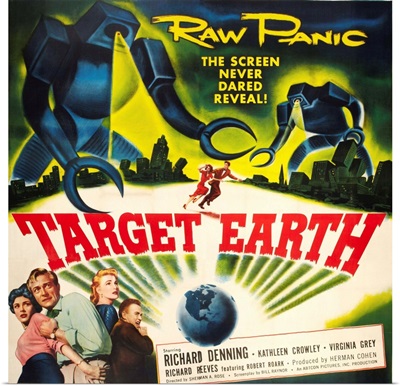 Target Earth - Vintage Movie Poster