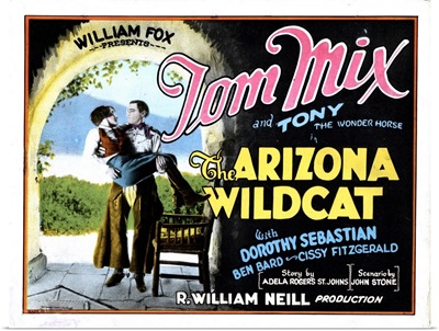 The Arizona Wildcat, Dorothy Sebastian, Tom Mix, 1927