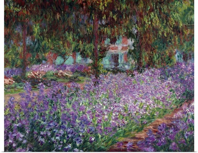 The Artist's Garden at Giverny, 1900, By French impressionist Claude Monet