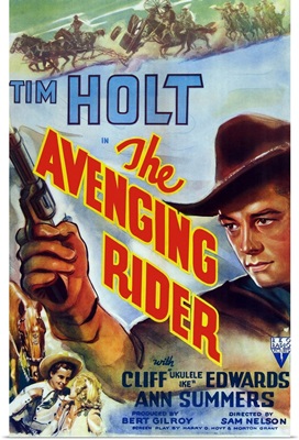 The Avenging Rider, US Poster Art, 1943