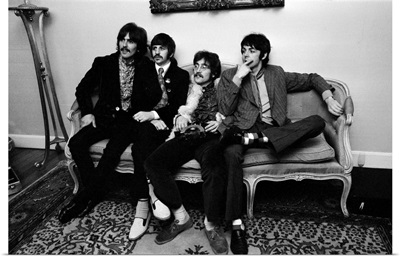 The Beatles, In The Drawing Room At 24 Chapel Street, Belgravia London, 19th May 1967