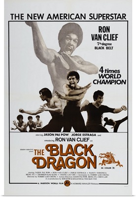 The Black Dragon - Vintage Movie Poster