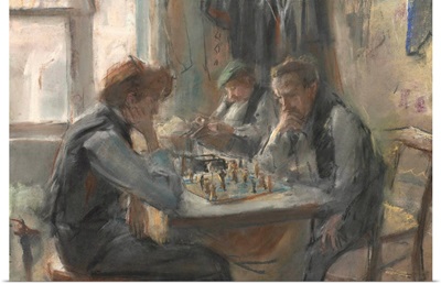 The Chess Players, by Isaac Israels, 1875-1922