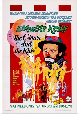 The Clown And The Kids, Emmett Kelly, 1967