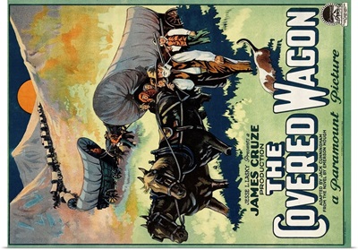 The Covered Wagon - Vintage Movie Poster