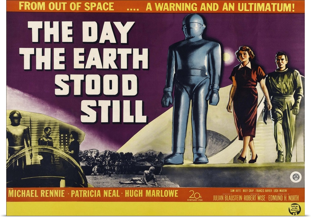 The Day The Earth Stood Still - Vintage Movie Poster